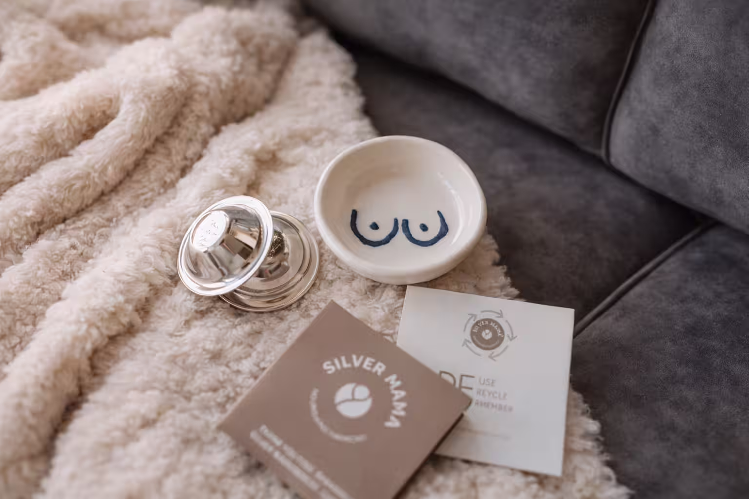 Silver Mama Nipple Cups