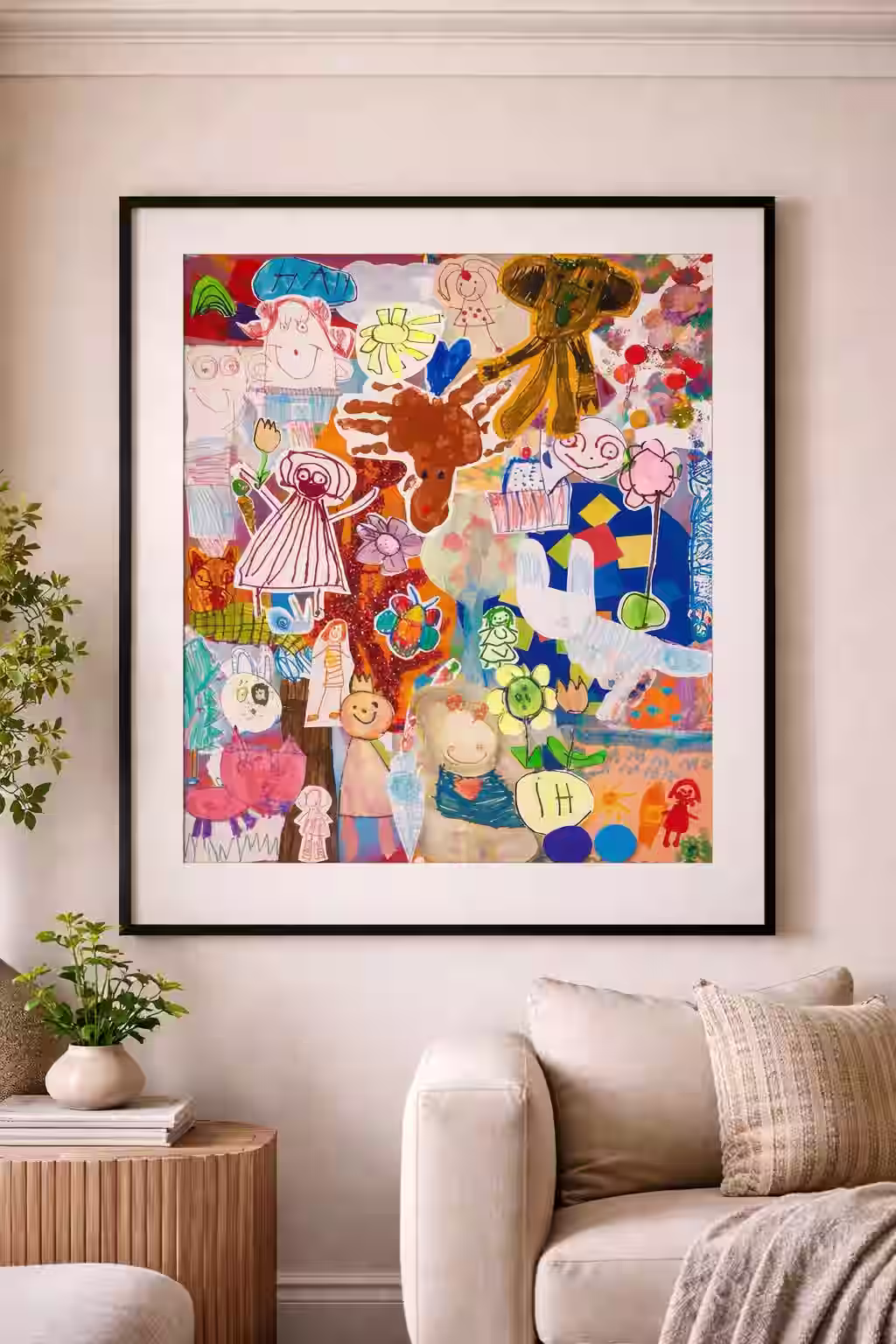 Children's Art Collage