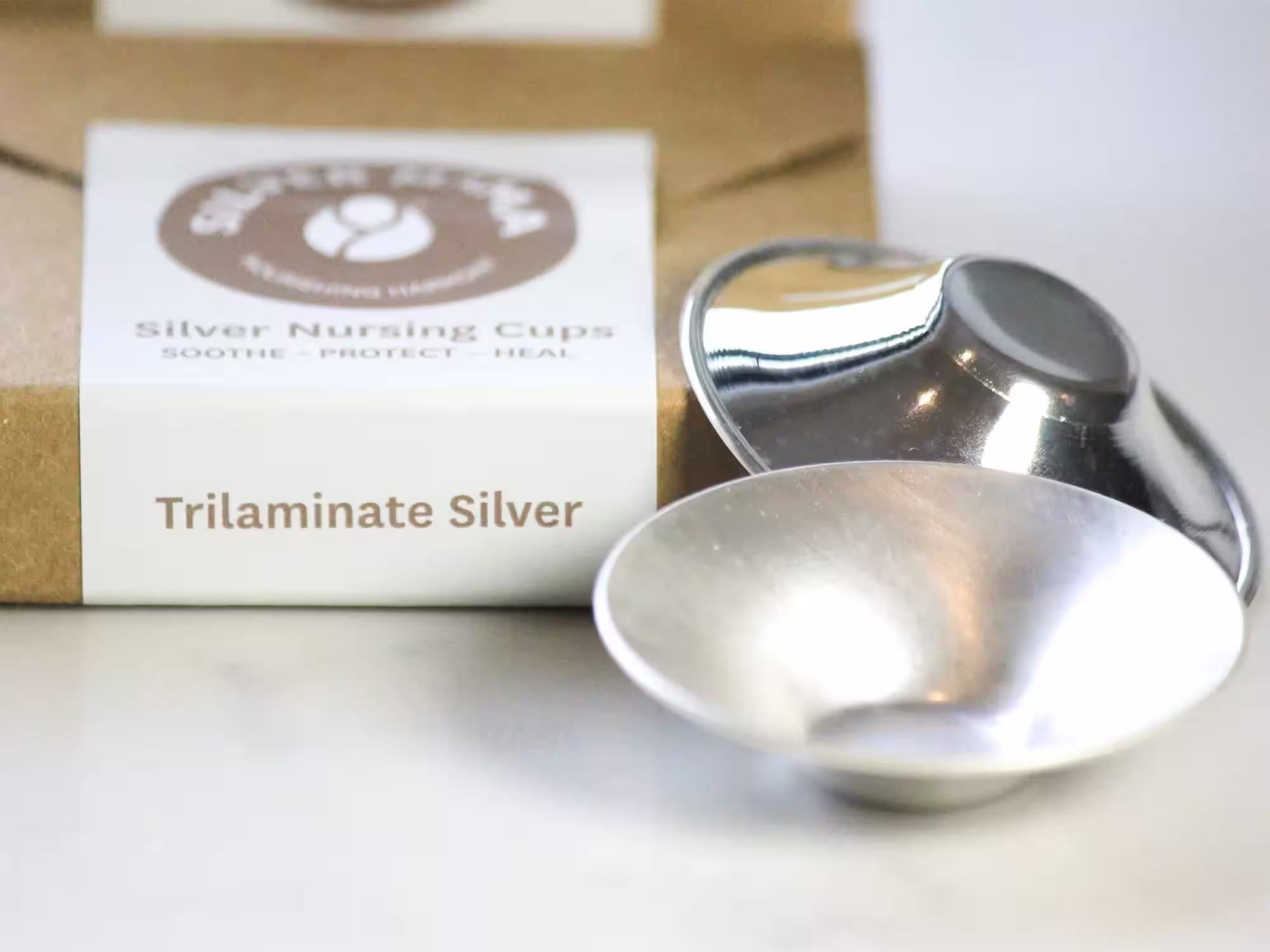 Alternative view of Silver Mama Nipple Cups
